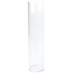 6 Bulk Plastic Cylinder Vase 22 inch - Clear