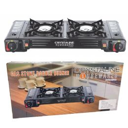 4 Bulk Double Burner Portable Gas Stove