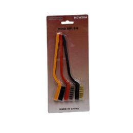36 Bulk 20 Hole 3pk Wire Brush