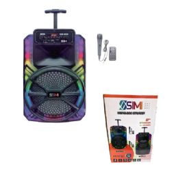 4 Bulk 8" Wireless Speaker With Led Lights 800 Mah