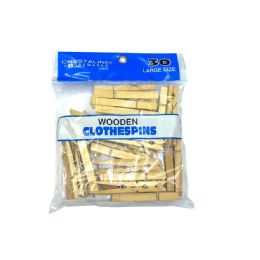 72 Bulk 30pcs Wooden Clothespins