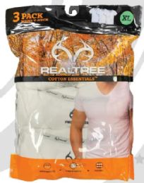 24 Bulk Mens 3pk V Neck T-Shirts