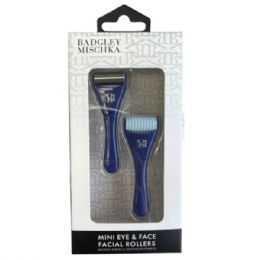 24 Bulk Badgley Mischka 2 Pack Mini Facial Rollers