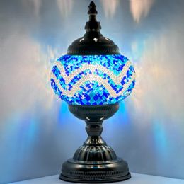 12 Bulk Turkish Lamp With Deep Blue Colors Without Bulb