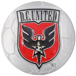 12 Bulk Dc United Soccer Belt Buckle