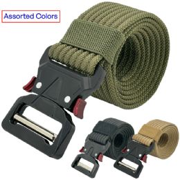 24 Bulk Tactical Battle Belts With Quick Release Metal Buckles - Adjustable And Assorted