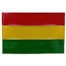 12 Bulk Ethiopia Rasta Flag Belt Buckle