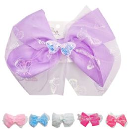 24 Bulk Kids Hair Clip Mix Colors