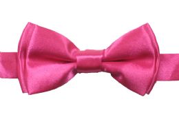 24 Bulk Kid Bowtie Hot Pink
