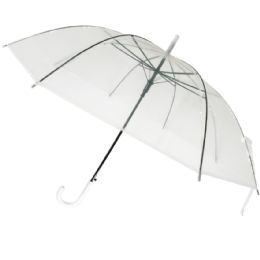 24 Bulk Bubble Clear Umbrellas - Transparent Design Umbrella