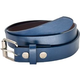 24 Bulk Belt Navy Blue For Kids