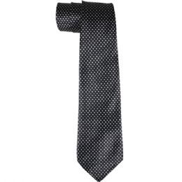 12 Bulk Black And White Dotted Dress Tie