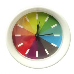12 Bulk Rainbow Wall Clock For Multipurpose