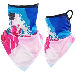 24 Bulk Neck Gaiters Print Design Triangle Face Shields