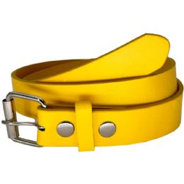 24 Bulk Belts Yellow For Children