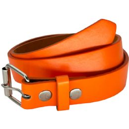 24 Bulk Kids Belts Orange