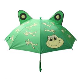 24 Bulk Hop Into Fun With Frog Kid Umbrella