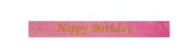 24 Bulk Birthday Sash Glitter In Pink