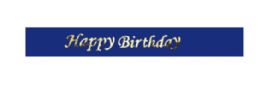 24 Bulk Birthday Sash Glitter In Navy