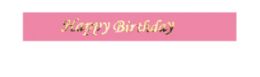 24 Bulk Birthday Sash Glitter In Pink