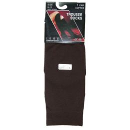 360 Bulk Ladies Trouser Socks - Size 9-11 - Coffee