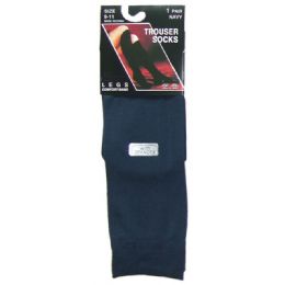 360 Bulk Ladies Trouser Socks - Size 9-11 - Navy