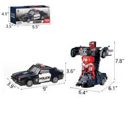 36 Bulk 9" B/o Transform Police Car