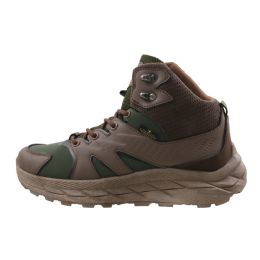 12 Bulk Mens High Hiking Boot Brown&olive
