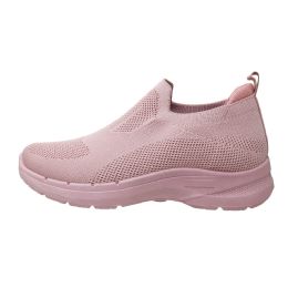 12 Bulk Womens Slop On  Sneakers Pink
