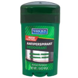 24 Bulk Antiperspirant/deodorant 1.6oz Mens Spring Fresh Lucky