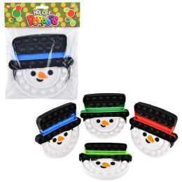 144 Bulk Snowman Top Hat Bubble Poppers 6 Inch