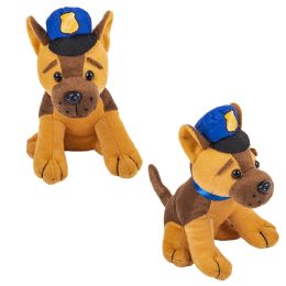 144 Bulk 7 Inch Plush Police Dog