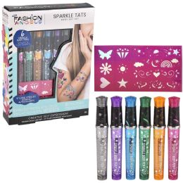 6 Bulk Fashion Angels Sparkle Tattoo Artist Kit