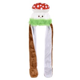 24 Bulk Mushroom Hoodie Hat 39.5 inch