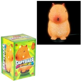 12 Bulk 8.5 inch Capybara Sparkle Lamp