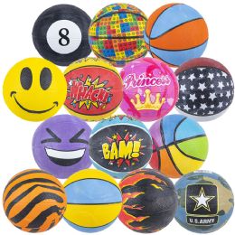100 Bulk 5 Inch Micro Basketball Assortment