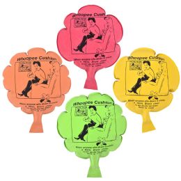 288 Bulk 8 inch Whoopee Cushion Asst Colors 24ct