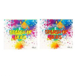 24 Bulk Splash Of Hues 9 Color Eyeshadow Palette In Countertop Display