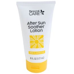 12 Bulk Lotion After Sun Soother 6oz Tube Aloe & Jajoba Oil Personal Care
