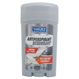 24 Bulk Antiperspirant/deodorant 1.6oz Mens Extreme Energy Lucky