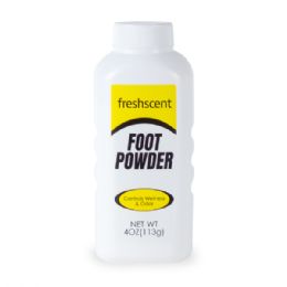 48 Bulk Freshscent 4 Oz. Foot Powder