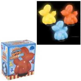 12 Bulk 8.25" Sparkle Balloon Dog Lamp