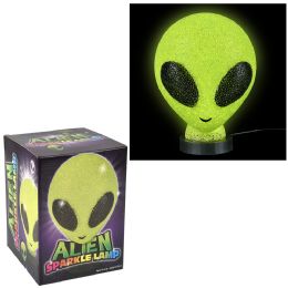 12 Bulk 8.5" Sparkle Alien Lamp