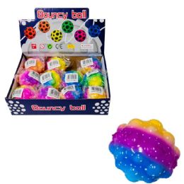 24 Bulk 3" Eva HigH-Bouncing Ball [rainbow Color]