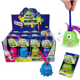24 Bulk Screaming, Hair Pulling Monster Toy