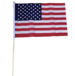24 Bulk 12"x18" Stick Flag [american Flag]