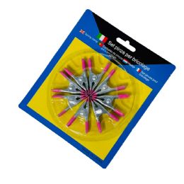 24 Bulk 8pc 2" Spring Clamp [metal] Pink