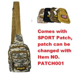 24 Bulk Shoulder Bag [sports Patch]