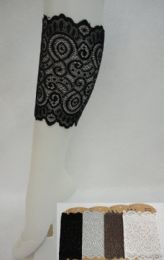 24 Bulk Lace Boot Cuffs [swirl]