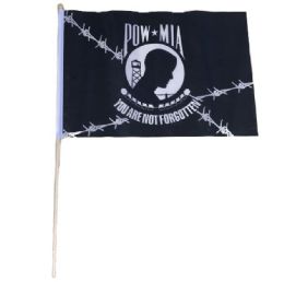 24 Bulk 12"x18" Stick Flag [pow]